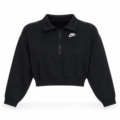 Womens UK Size S Nike Black Pullover Sweatshirt