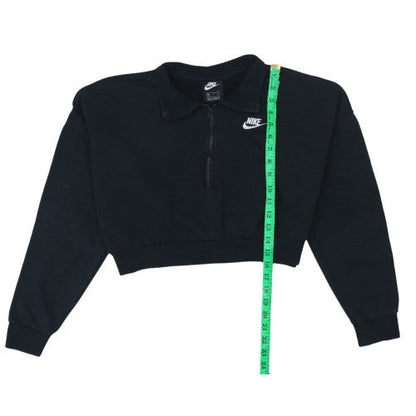 Womens UK Size S Nike Black Pullover Sweatshirt