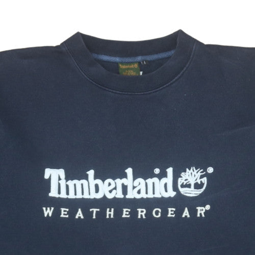 Mens UK Size L Timberland Blue Pullover Sweatshirt