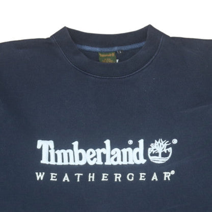 Mens UK Size L Timberland Blue Pullover Sweatshirt