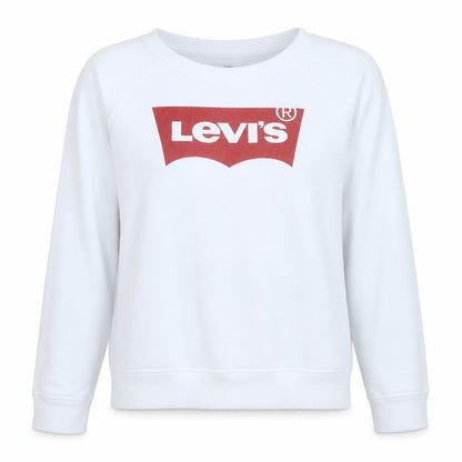Womens UK Size L Levi's White Pullover Sweatshirt