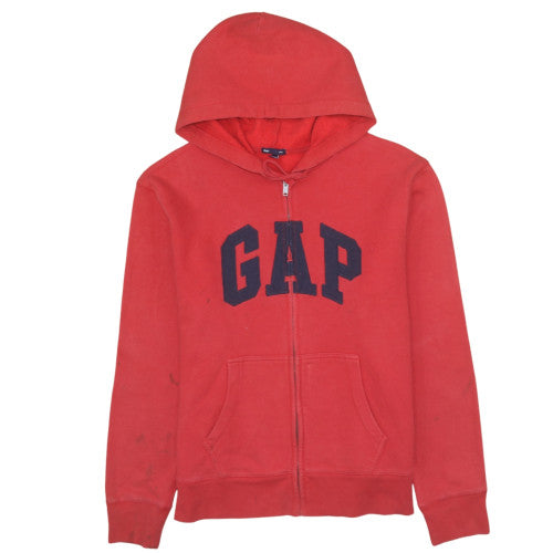 Mens UK Size L Gap Red Full Zip Hoodie