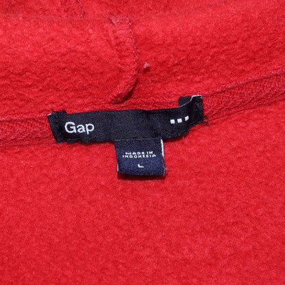 Mens UK Size L Gap Red Full Zip Hoodie