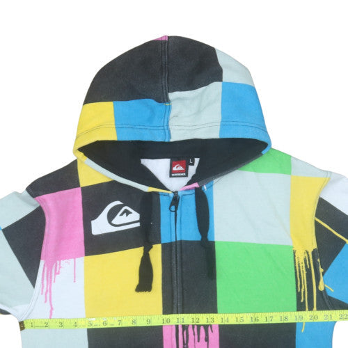 Quiksilver Men's Multicoloured Full Zip Hoodie L Regular Fit