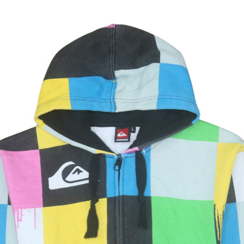 Quiksilver Men's Multicoloured Full Zip Hoodie L Regular Fit
