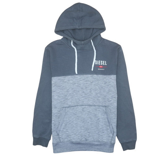 Mens UK Size L Diesel Grey Pullover Hoodie