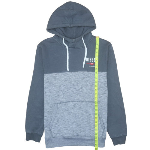 Mens UK Size L Diesel Grey Pullover Hoodie
