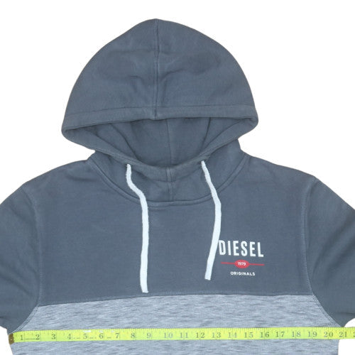 Mens UK Size L Diesel Grey Pullover Hoodie