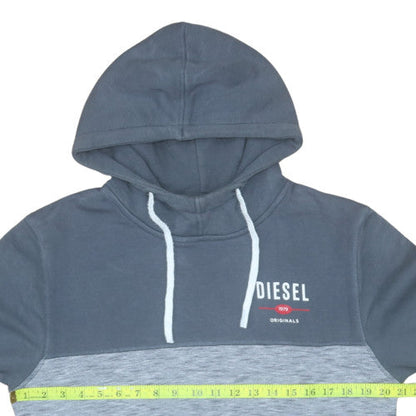 Mens UK Size L Diesel Grey Pullover Hoodie