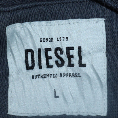 Mens UK Size L Diesel Grey Pullover Hoodie