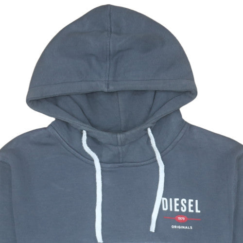 Mens UK Size L Diesel Grey Pullover Hoodie