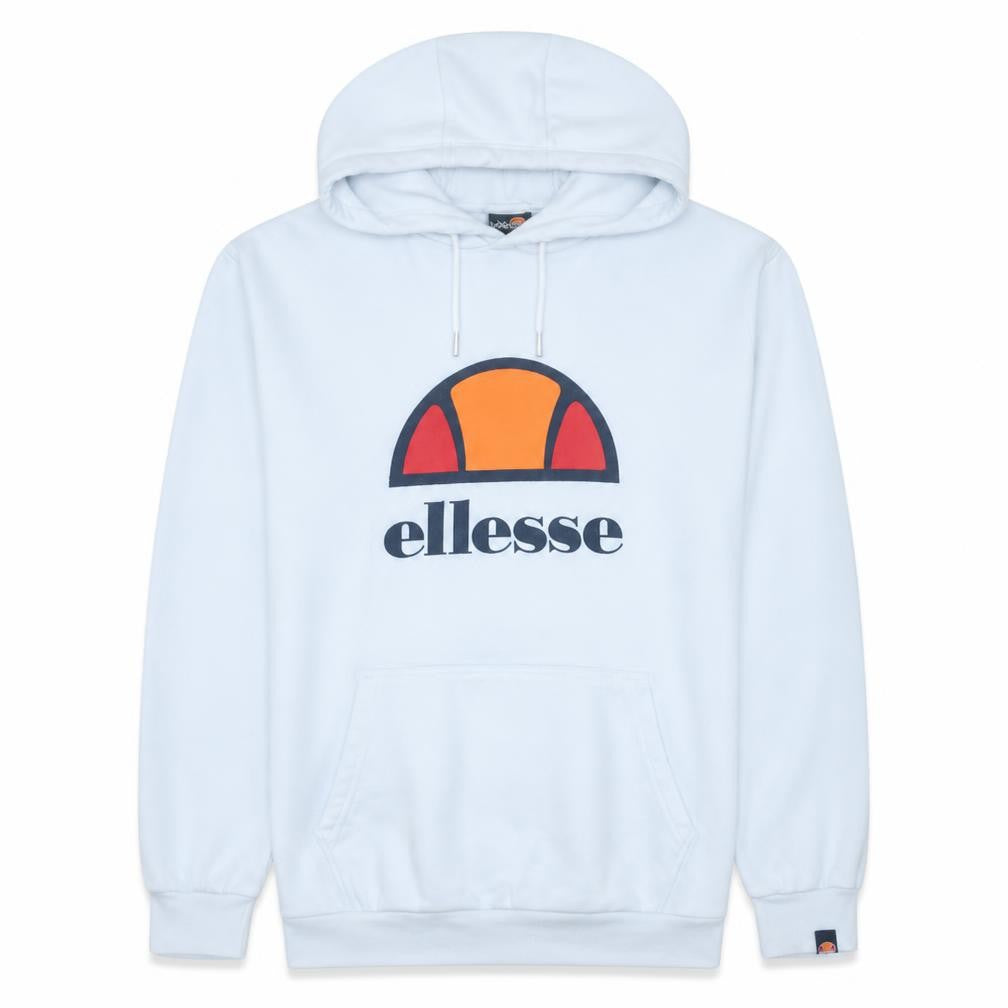 Mens UK Size M ellesse White Pullover Hoodie