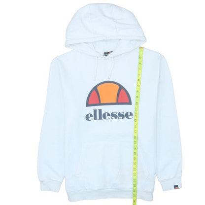 Mens UK Size M ellesse White Pullover Hoodie