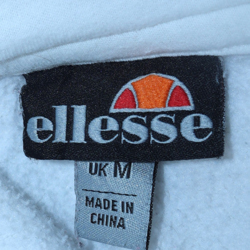 Mens UK Size M ellesse White Pullover Hoodie