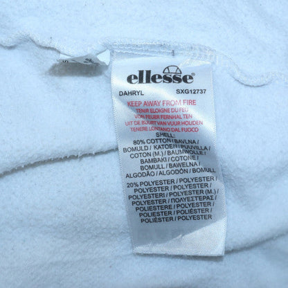 Mens UK Size M ellesse White Pullover Hoodie