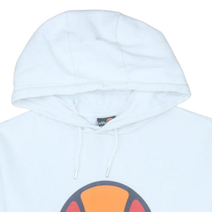 Mens UK Size M ellesse White Pullover Hoodie