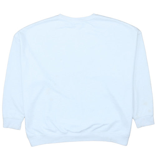 Womens UK Size 12/14 Primark White Pullover Sweatshirt