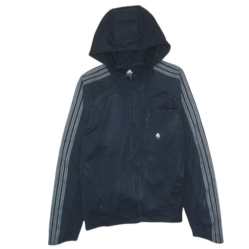 Mens UK Size M adidas Black Full Zip Hoodie
