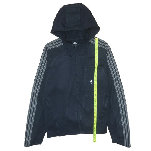 Mens UK Size M adidas Black Full Zip Hoodie