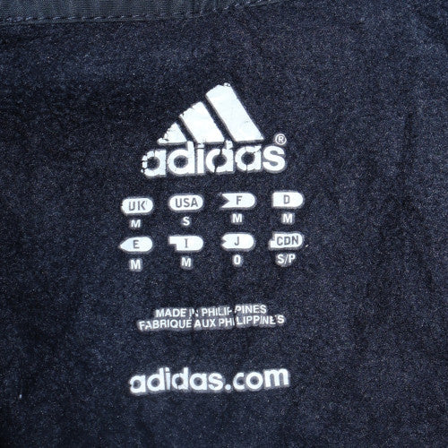 Mens UK Size M adidas Black Full Zip Hoodie