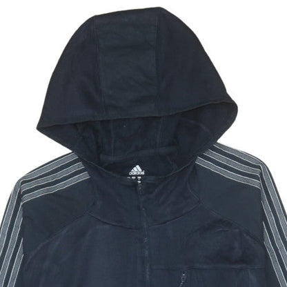 Mens UK Size M adidas Black Full Zip Hoodie
