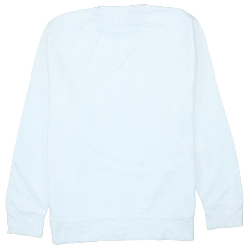 Mens UK Size L Levi's White Pullover Sweatshirt
