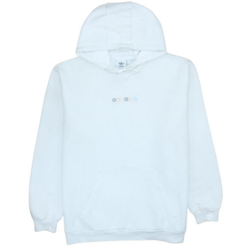 Mens UK Size XL adidas White Pullover Hoodie