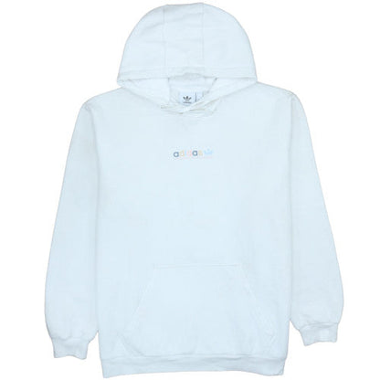 Mens UK Size XL adidas White Pullover Hoodie