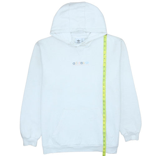 Mens UK Size XL adidas White Pullover Hoodie