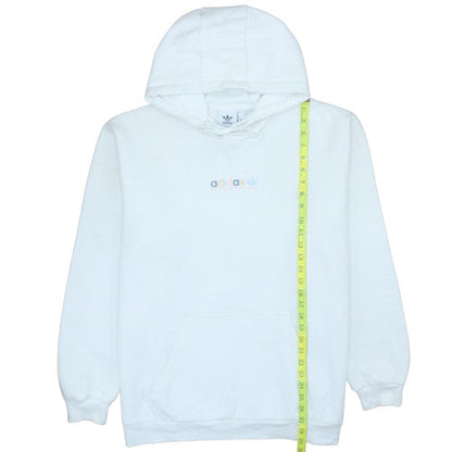 Mens UK Size XL adidas White Pullover Hoodie