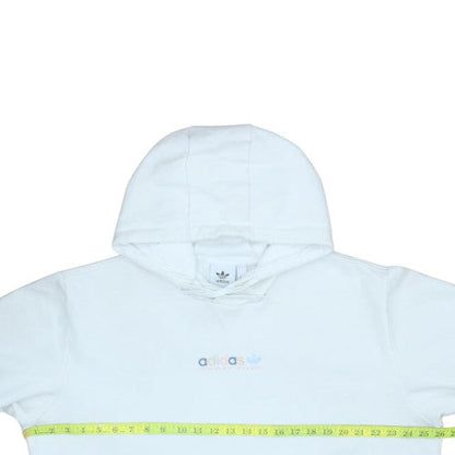 Mens UK Size XL adidas White Pullover Hoodie