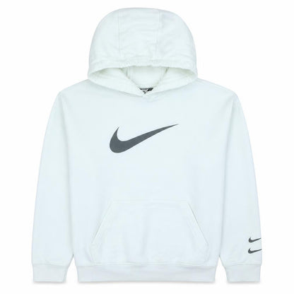 Mens UK Size M Nike White Pullover Hoodie