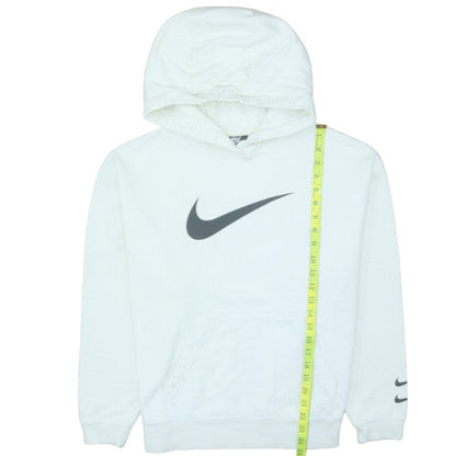 Mens UK Size M Nike White Pullover Hoodie