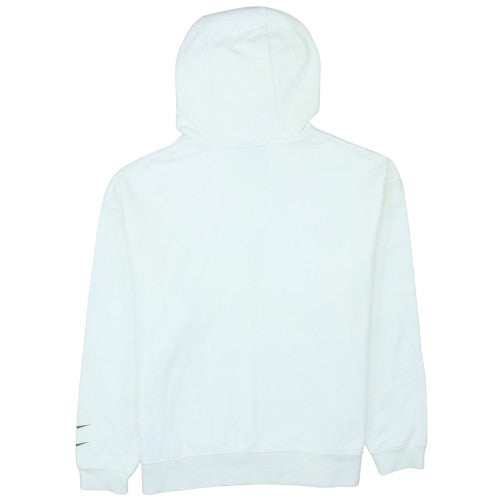 Mens UK Size M Nike White Pullover Hoodie