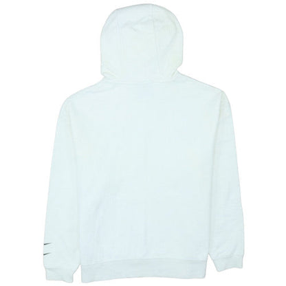 Mens UK Size M Nike White Pullover Hoodie