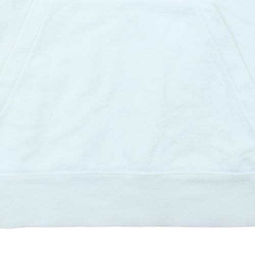 Mens UK Size M Nike White Pullover Hoodie