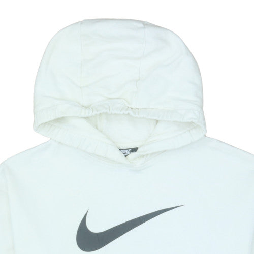Mens UK Size M Nike White Pullover Hoodie