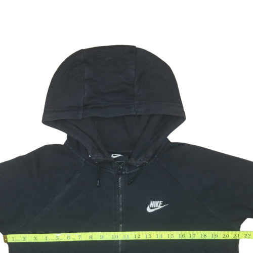 Mens UK Size M Nike Black Full Zip Hoodie