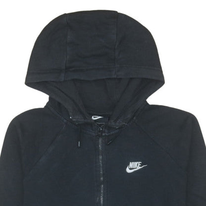 Mens UK Size M Nike Black Full Zip Hoodie