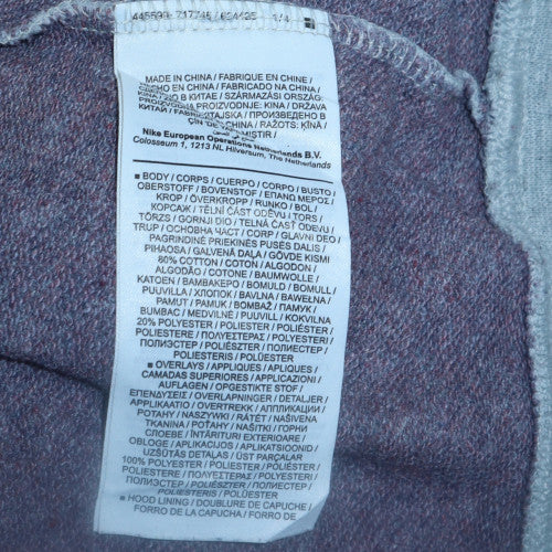 Mens UK Size S Nike Grey Pullover Hoodie