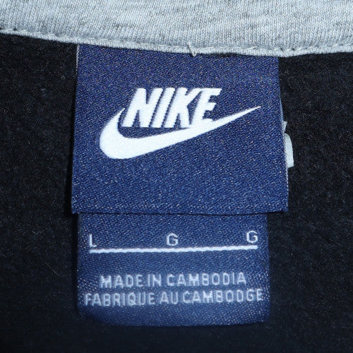 Womens UK Size L Nike Black Pullover Hoodie