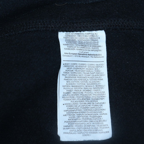 Womens UK Size L Nike Black Pullover Hoodie