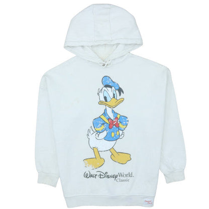 Womens UK Size 10/12 Disney White Pullover Hoodie
