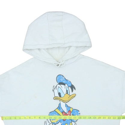 Womens UK Size 10/12 Disney White Pullover Hoodie