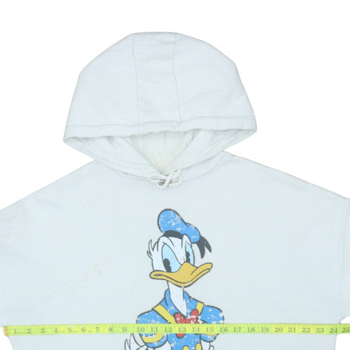 Womens UK Size 10/12 Disney White Pullover Hoodie