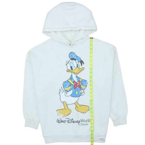 Womens UK Size 10/12 Disney White Pullover Hoodie