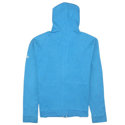 Mens UK Size M adidas Blue Full Zip Jumper