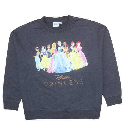 Disney Princess Womens Black XL Pullover Sweatshirt by Primark