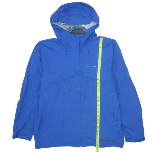 Patagonia Men's Blue XL Waterproof Hooded Rain Jacket