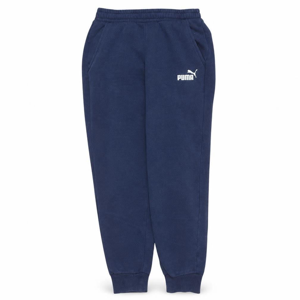 Mens UK Size L PUMA Regular Fit Jogger Blue Trousers